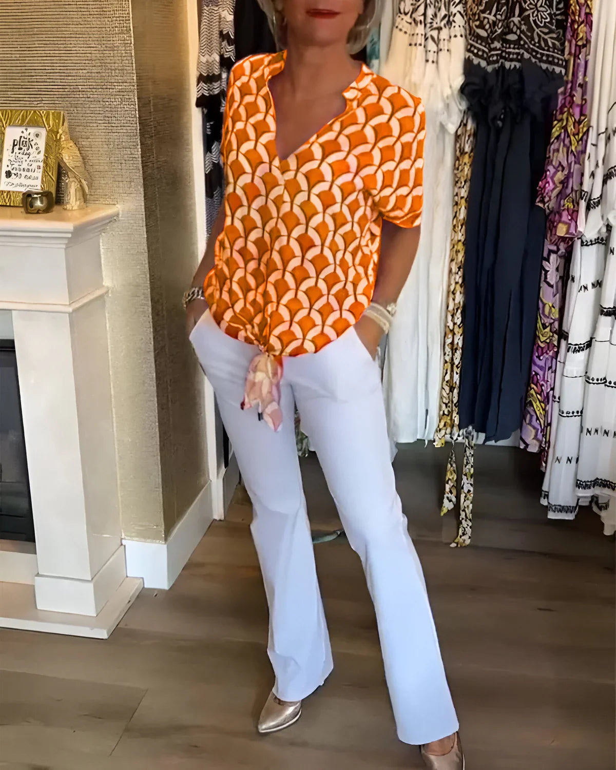 Leontine™ | Let Sommerbluse – Elegance & Komfort