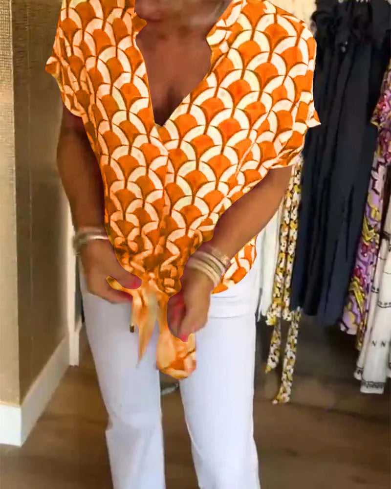 Leontine™ | Let Sommerbluse – Elegance & Komfort