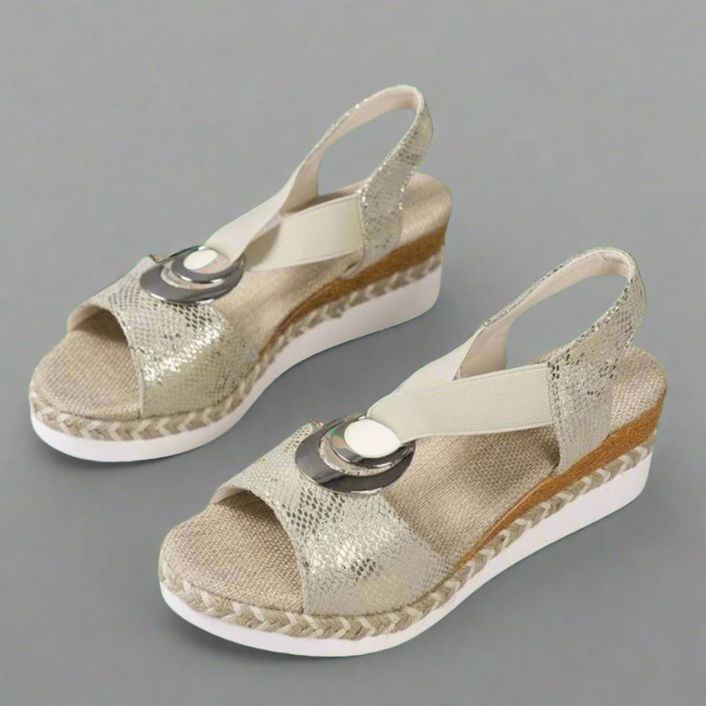 Klarisse | Premium Ortodokse Halvmåne-sandaler til perfekt komfort