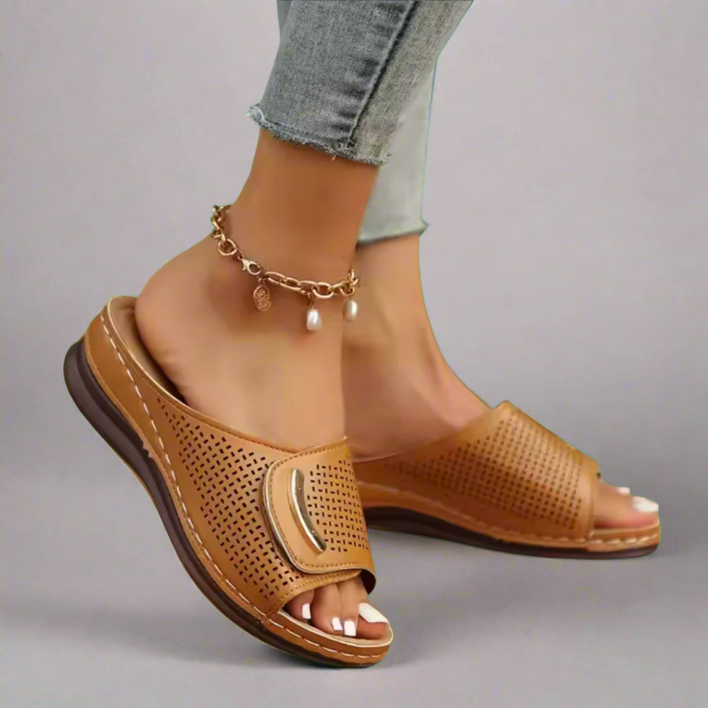Hanna | Komfortable kile-sandaler til sommeren