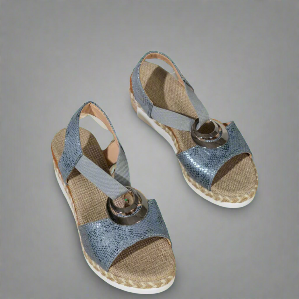 Klarisse | Premium Ortodokse Halvmåne-sandaler til perfekt komfort