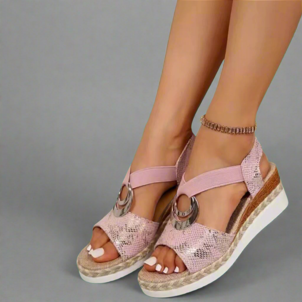 Klarisse | Premium Ortodokse Halvmåne-sandaler til perfekt komfort