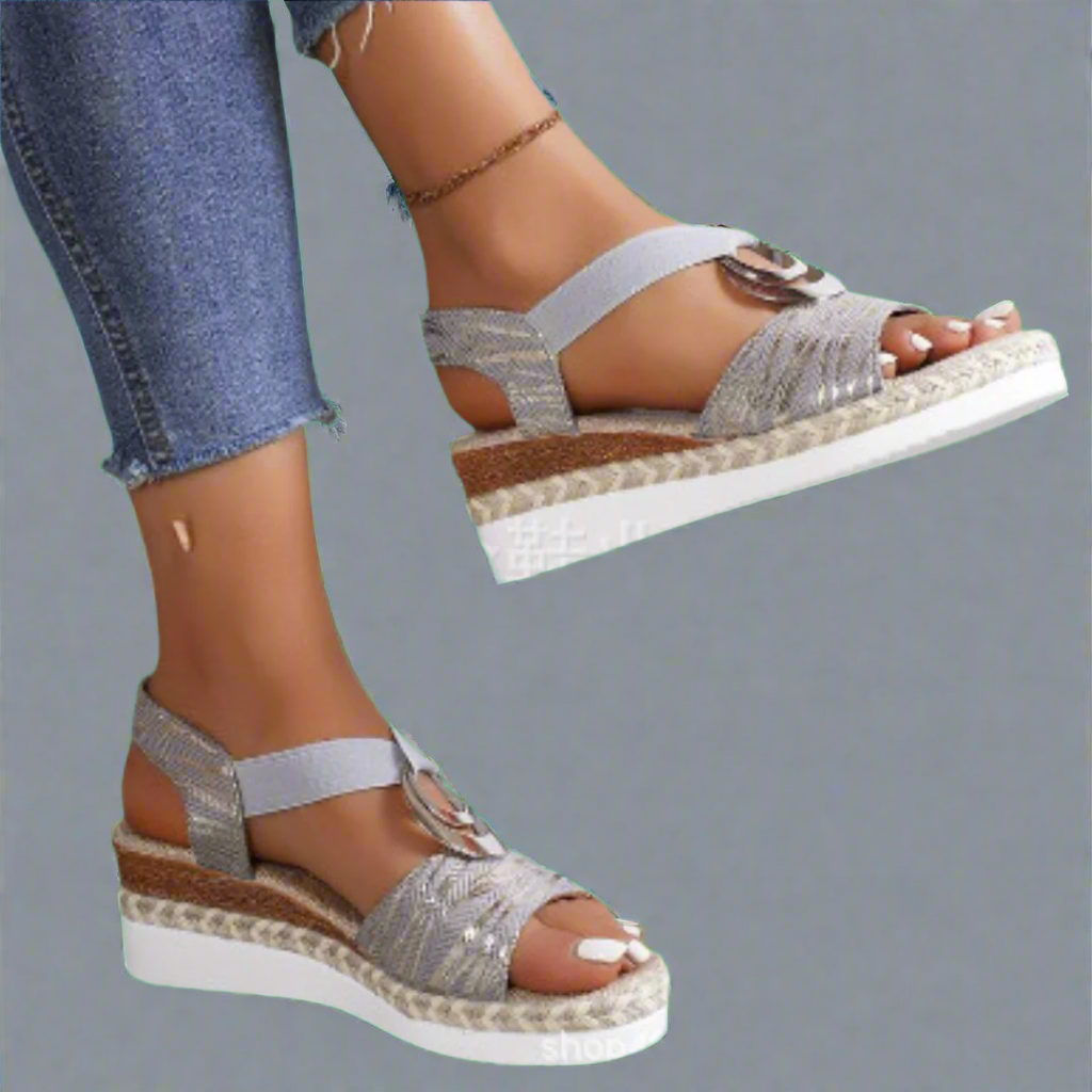 Klarisse | Premium Ortodokse Halvmåne-sandaler til perfekt komfort