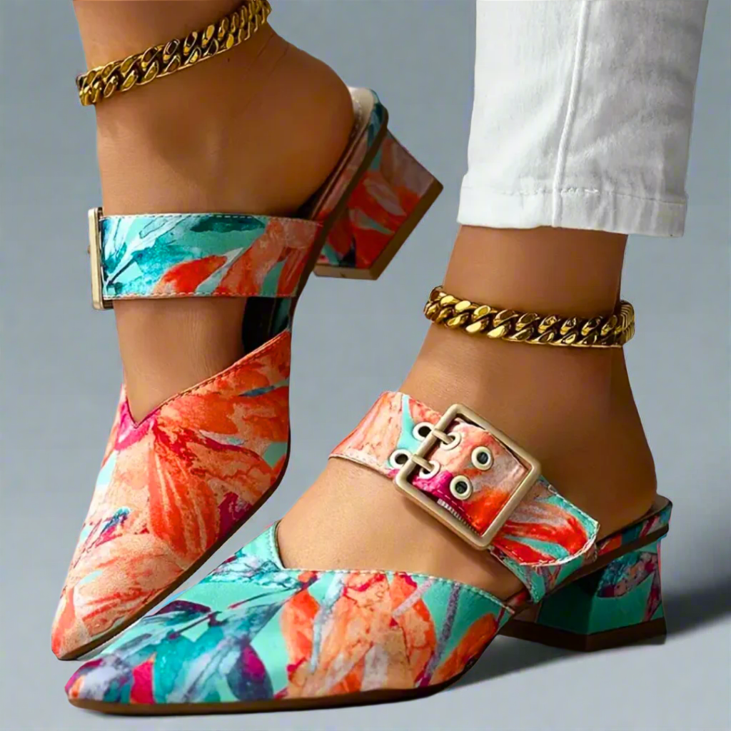 Leandra | Farverige sandaler til daglig komfort