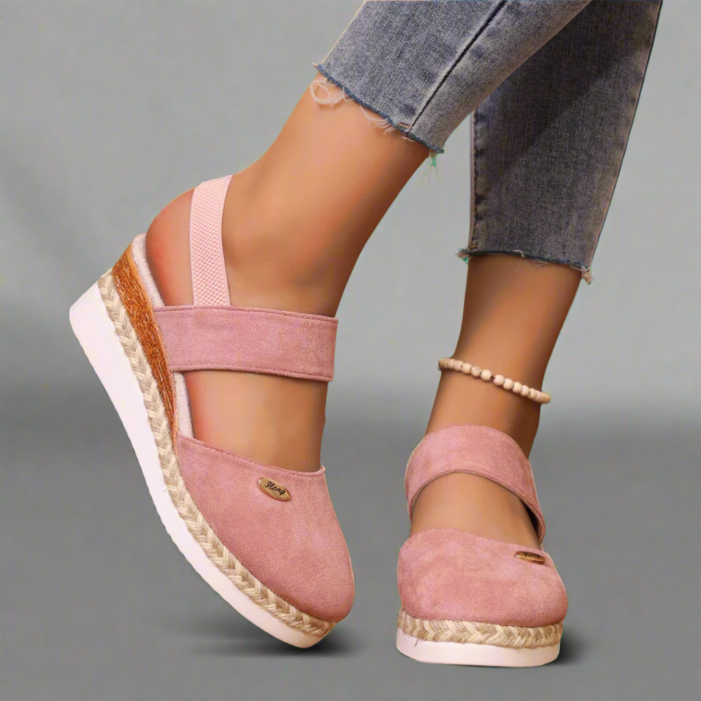 Gerneliese | Elegante Orthopædiske Plateau-Sandaler