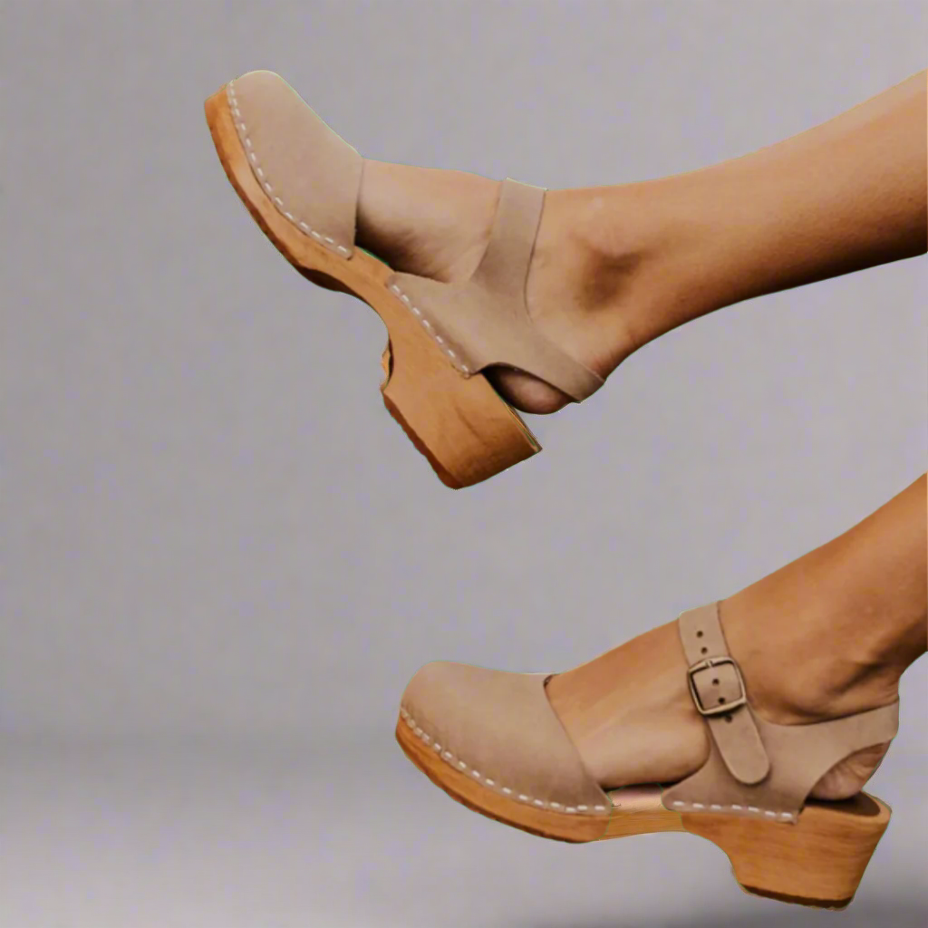 Laura | Behagelige Baotou Plateau Sandaler til Damer