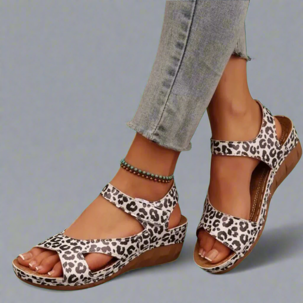 Ilona | Håndlavede wedge-sandaler i premium materiale